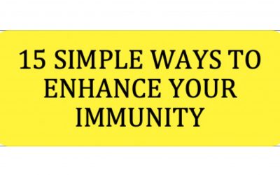 15 Simple Ways to Enhance your Immunity